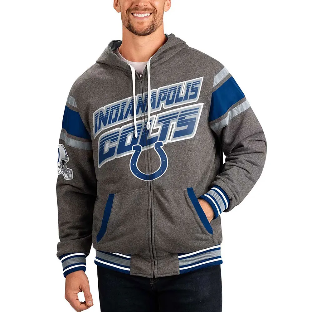 Gray Indianapolis Colts Extreme Hoodie Gray Indianapolis Colts Extreme Hoodie
