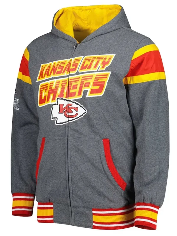 Gray Kansas City Chiefs Extreme Hoodie