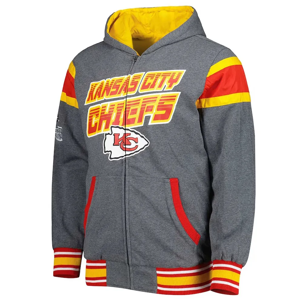 Gray Kansas City Chiefs Extreme Hoodie Gray Kansas City Chiefs Extreme Hoodie