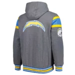 Gray Los Angeles Chargers Extreme Hoodie