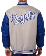 Poly Twill Kansas City Royals Gray/Royal Jacket