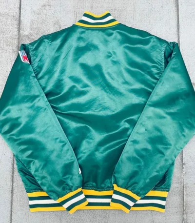 Green Bay Packers 1980s Green Bomber Jacket