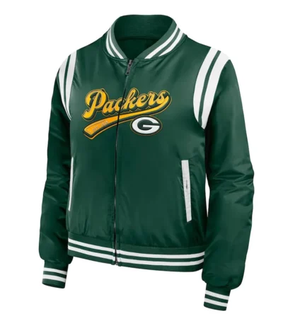 Green Bay Packers Bomber Full-Zip Jacket