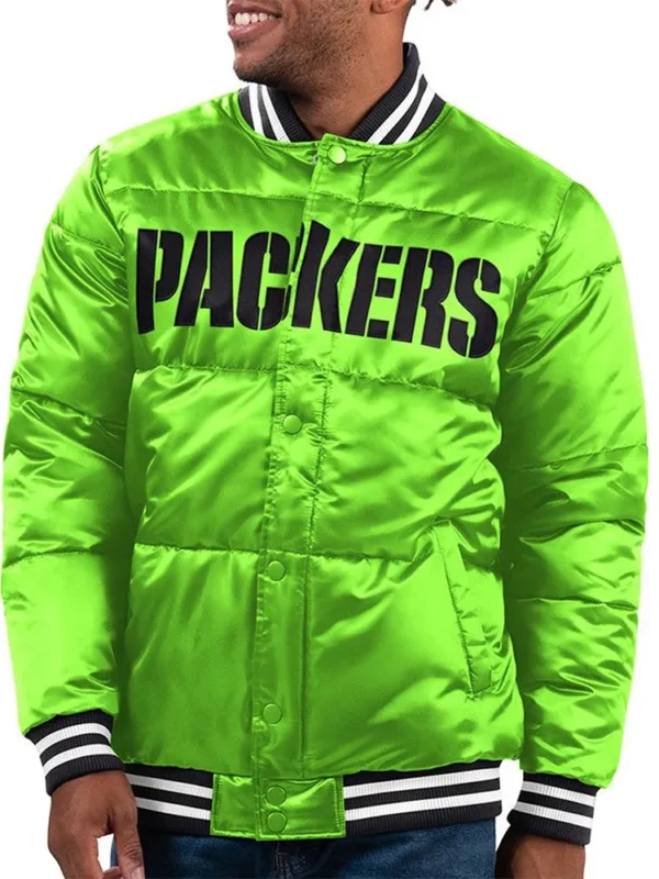 Green Bay Packers Bronx Fashion Bubble Puffer Jacket