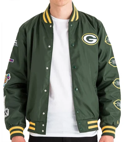 Green Bay Packers Champs Patches Jacket