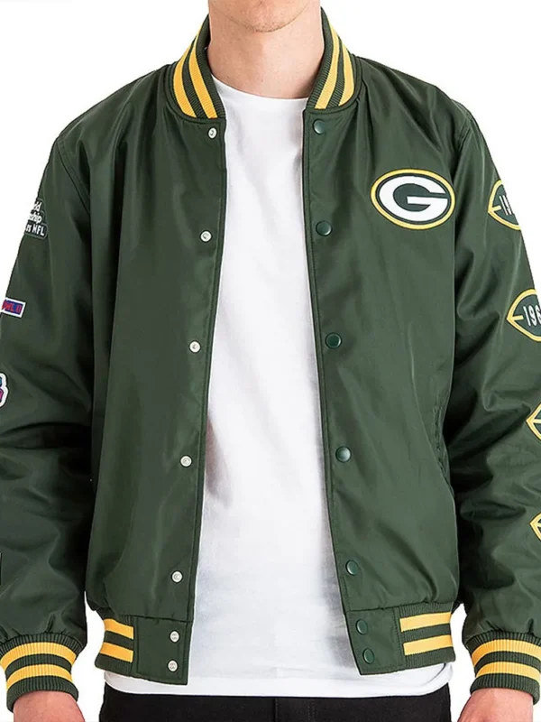 Green Bay Packers Champs Patches Jacket
