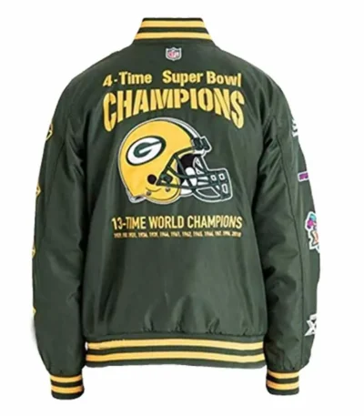 Green Bay Packers Champs Patches Jacket