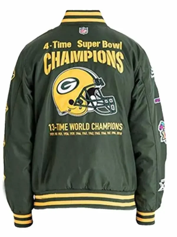 Green Bay Packers Champs Patches Jacket