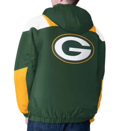 Green Bay Packers Charger Half-Zip Pullover Jacket