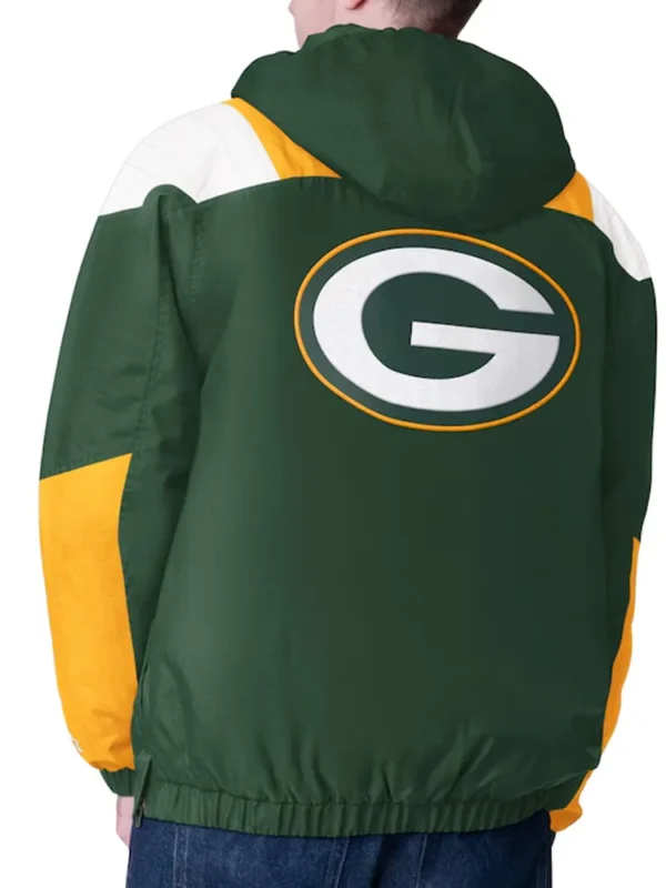 Green Bay Packers Charger Half-Zip Pullover Jacket
