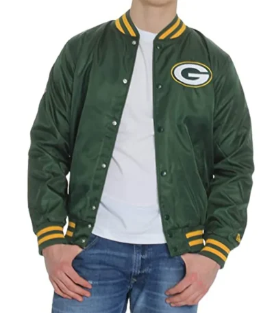 Green Bay Packers Green Bomber Jacket