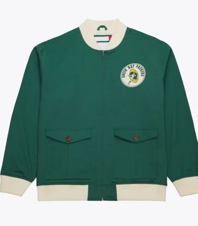 Green Bay Packers Green Cotton Twill Jacket