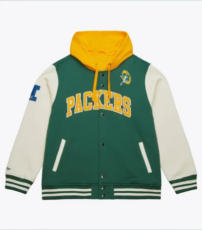 Green Bay Packers Green Sideline Fleece Jacket