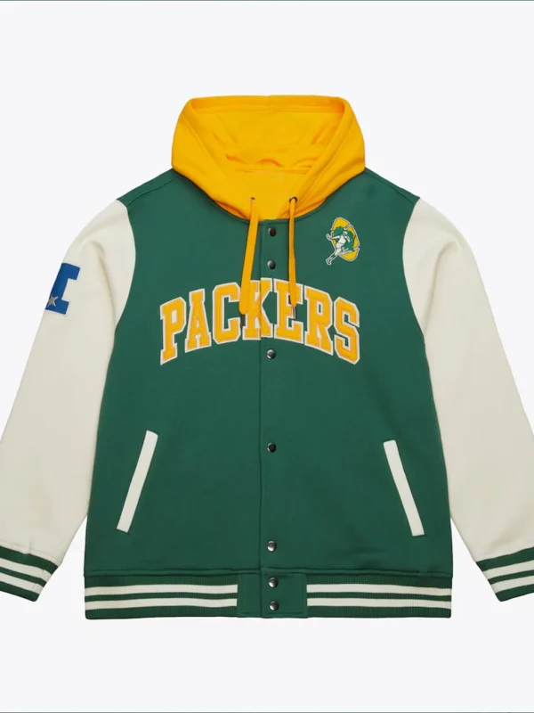 Green Bay Packers Green Sideline Fleece Jacket