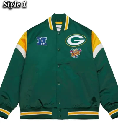 Green Bay Packers Heavyweight Satin Jacket
