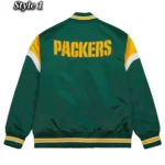 Green Bay Packers Heavyweight Satin Jacket