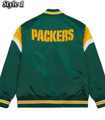 Green Bay Packers Heavyweight Satin Jacket