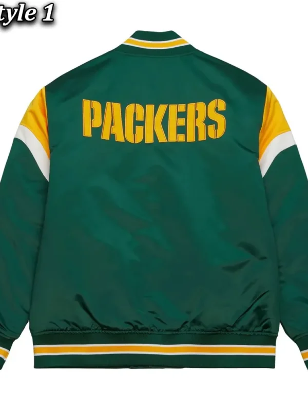 Green Bay Packers Heavyweight Satin Jacket