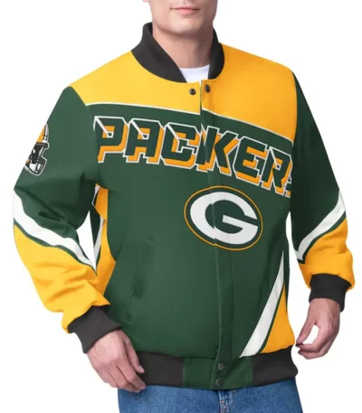Green Bay Packers Maximum Racing Green Jacket