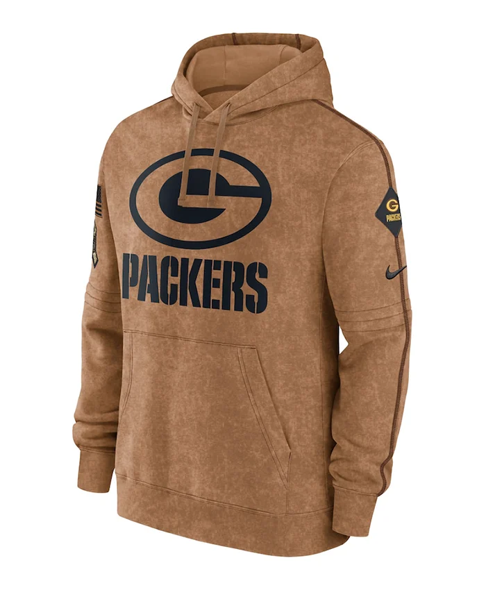 Green Bay Packers Nike Brown Pullover Hoodie Green Bay Packers Nike Brown Pullover Hoodie