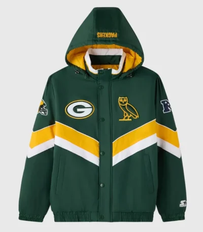 Green Bay Packers OVO Sideline Puffer Jacket