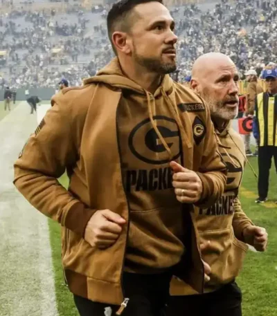 Green Bay Packers Salute To Service Men’s Brown Jacket