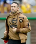 Green Bay Packers Salute To Service Men’s Brown Jacket