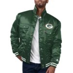 Green Bay Packers Silver Tab Trucker Jacket