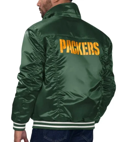 Green Bay Packers Silver Tab Trucker Jacket