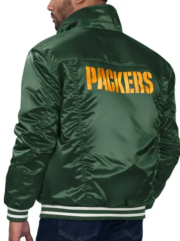 Green Bay Packers Silver Tab Trucker Jacket