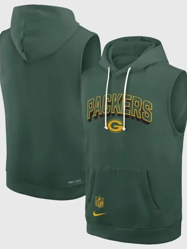 Green Bay Packers Sleeveless Hoodie