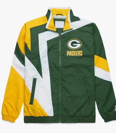 Green Bay Packers Star Windbreaker Jacket