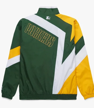 Green Bay Packers Star Windbreaker Jacket