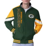 Green Bay Packers Strong Arm Green Full-Zip Jacket