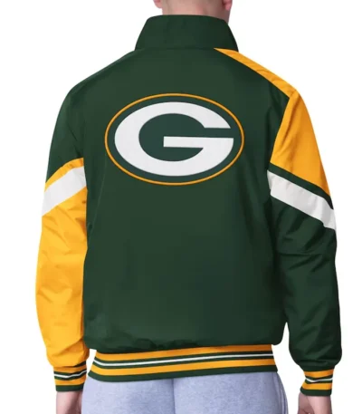 Green Bay Packers Strong Arm Green Full-Zip Jacket