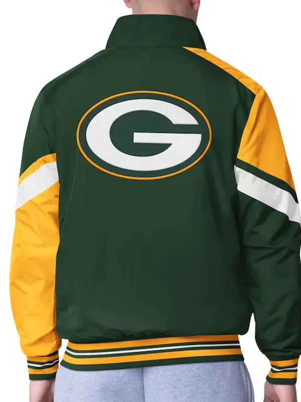Green Bay Packers Strong Arm Green Full-Zip Jacket
