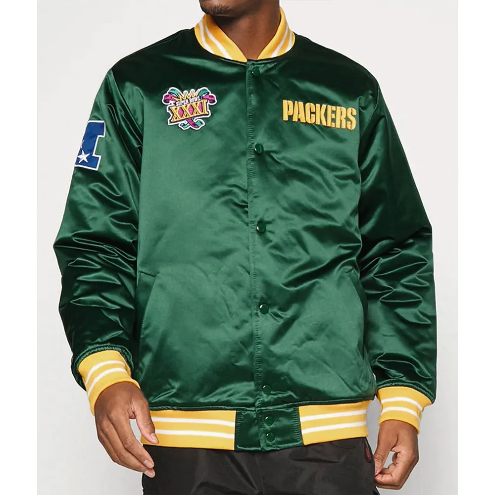 Green Bay Packers Super Bowl XXXI Jacket Green Bay Packers Super Bowl XXXI Jacket
