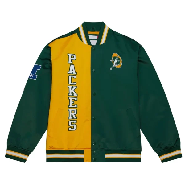 Green Bay Packers Team OG LW Satin Jacket