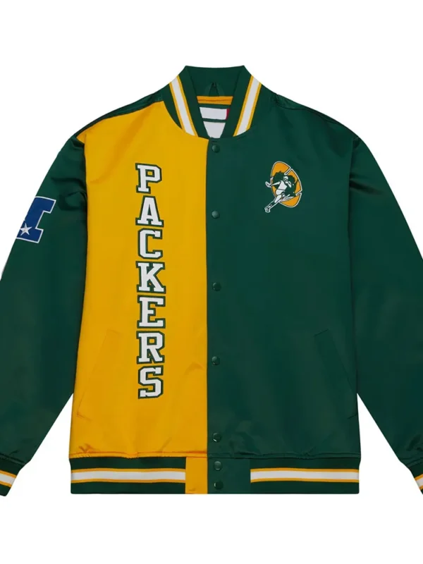 Green Bay Packers Team OG LW Satin Jacket