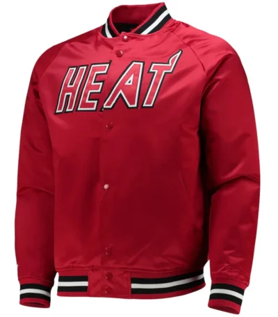 Hardwood Classics Miami Heat Red Jacket