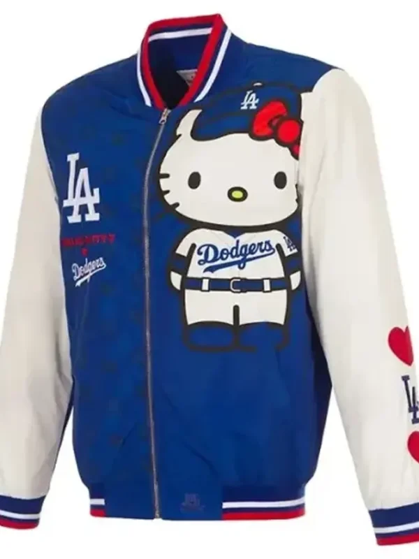 Hello Kitty Dodgers Bomber Jacket