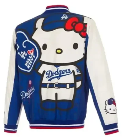 Hello Kitty Dodgers Bomber Jacket