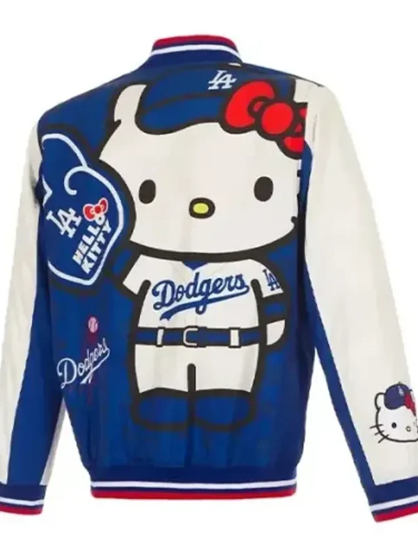 Hello Kitty Dodgers Bomber Jacket