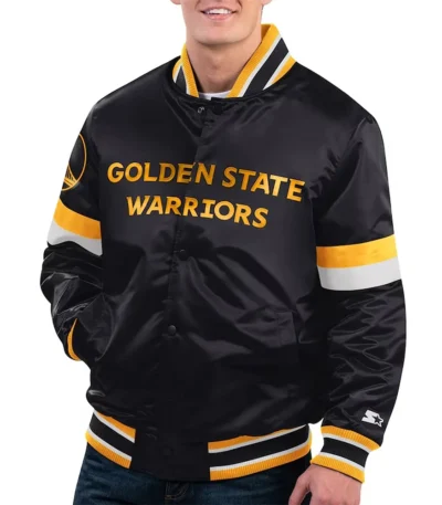 Home Game Golden State Warriors Black Jacket