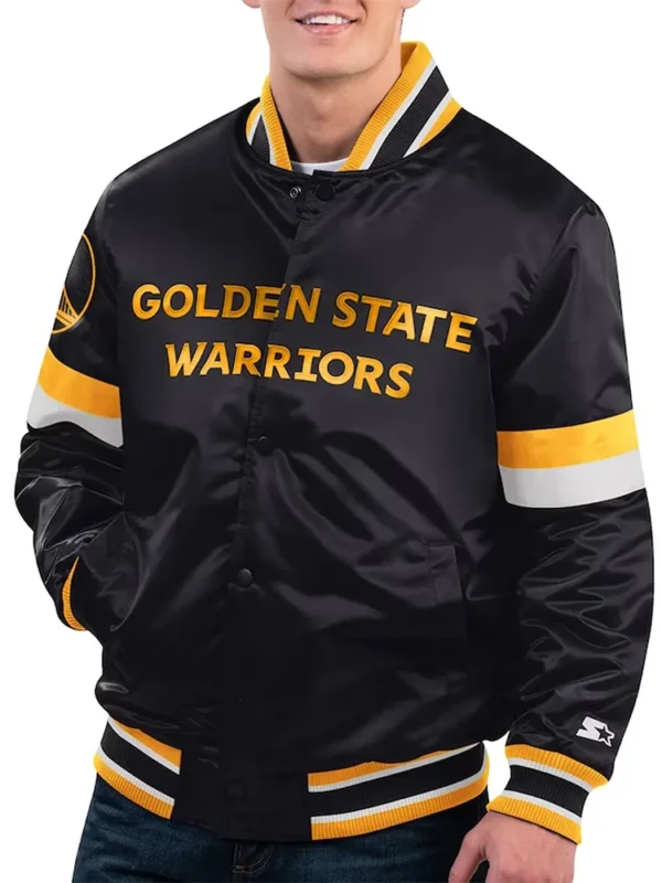 Home Game Golden State Warriors Black Jacket