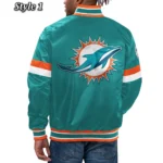 Home Game Miami Dolphins Aqua Jacket