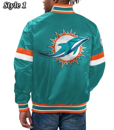 Home Game Miami Dolphins Aqua Jacket