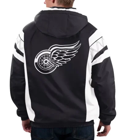 Home Team Detroit Red Wings Half-Zip Hoodie Jacket