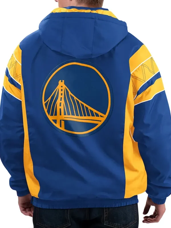 Home Team Golden State Warriors Half-Zip Hoodie Jacket