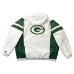 Home Team Green Bay Packers White Half-Zip Jacket
